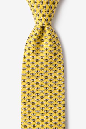 Men's Necktie Rep Bees Pattern