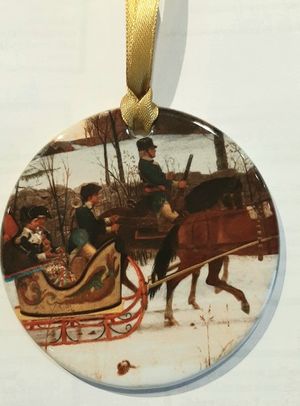 Boxed Ornament George Washington