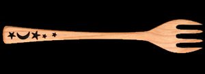 MoonSpoon® Cherry Wood Fork