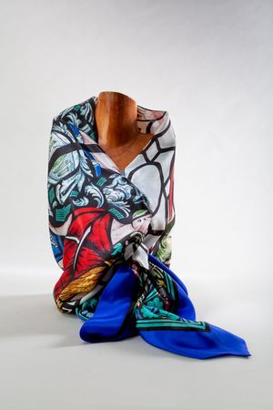 New Jersey Great Seal Silk Scarf