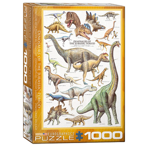 1000 pc Puzzle Dinosaurs of the Jurassic Period