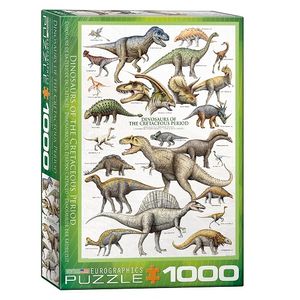 1000 pc Puzzle Dinosaurs of the Cretaceous Period