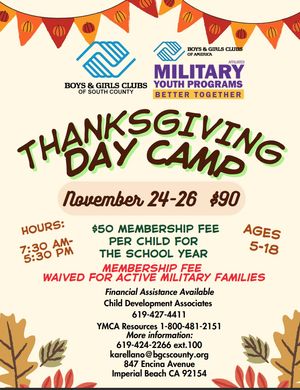 Thanksgiving Camp 2025