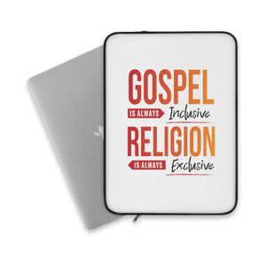 Gospel v. Religion Laptop Sleeve