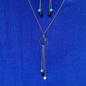 Turquoise Necklace/Earring Set