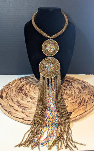 Elegant Massai Bead Necklace