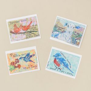 Colorful giclée print stickers