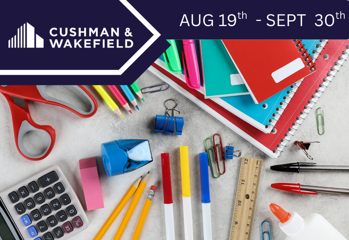 Cushman and Wakefield Back-to-School Drive