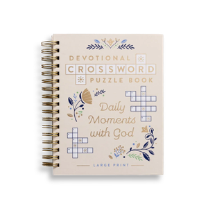 Devotional Crossword Puzzle Book: Daily Moments with God