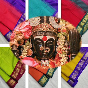 Rajarajeswari Alankara Utsavam Cotton Saree Sponsorship