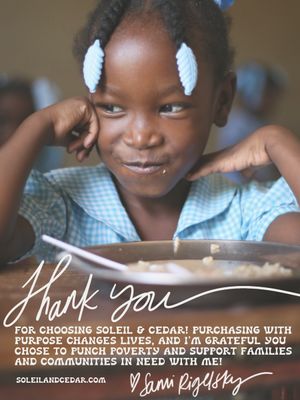 Soleil & Cedar Nourishing Students Meal Fund