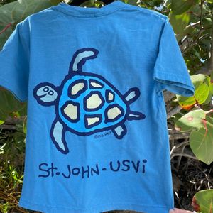 Turtle Blue Kids T-Shirt