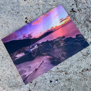 Cinnamon Beach Sunset Notecard