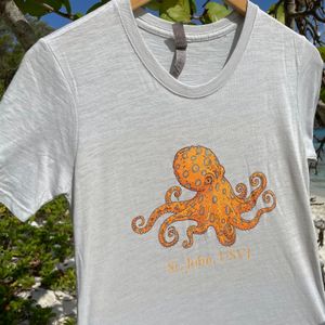 Octopus Sand Womens T-Shirt