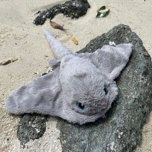 Grey Stingray Plush Toy