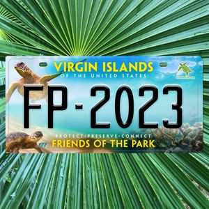 Friends Of The Park Motor Vehicle License Plate Pair