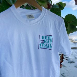 Reef Bay White Adult T-Shirt