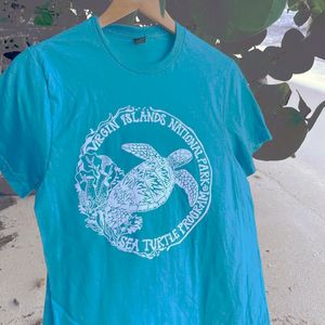 Sea Turtle Protection Mens Green T-Shirt