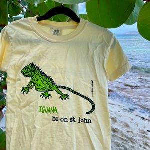Iguana Yellow Youth T-Shirt