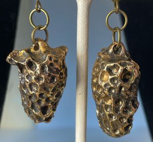 Queen Bee Cell Earrings