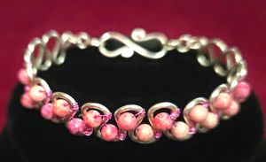 Coral Bead Bangle