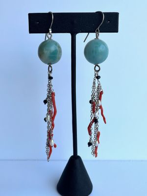 Amazonite Dangle Earrings