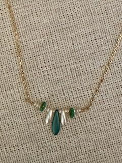 Gold Filled Minimalist Beaded Necklace