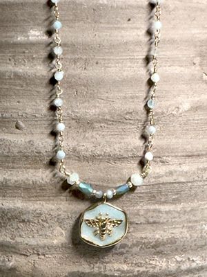 Honey Bee Pendant Necklace