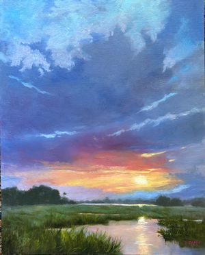 Marshland Sunset
