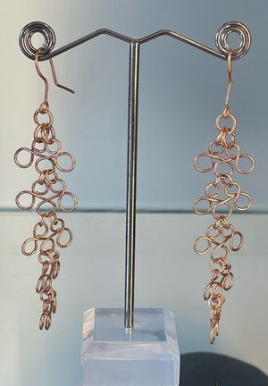 Copper Statement Earrings