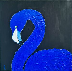 Blue Flamingo