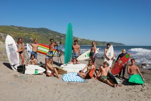 Kids at Rincon - A reenactment of the 1960's