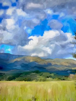 Billowing Mountain Clouds