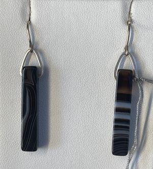 Black Agate Earrings