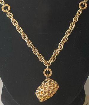 Circle Queen Bee Cell Necklace