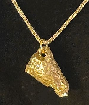 Bronze Queen Bee Cell Necklace