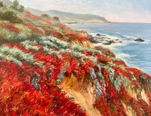 Coastal Red Ice Plants