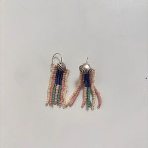 Beaded S/S Shell Earrings