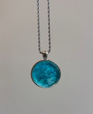 Necklace Watercolor Circle