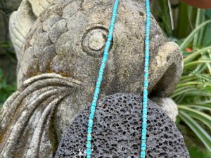 Turquoise & African Silver Necklace