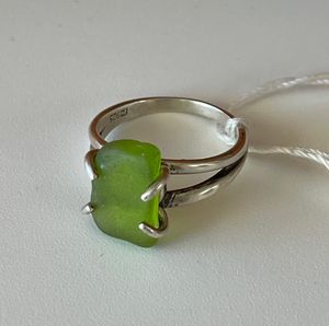 Sterling Silver Beach Glass Ring