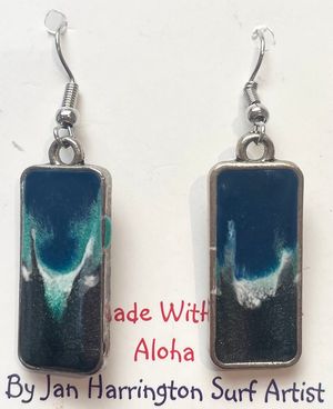 Ocean Resin Earrings