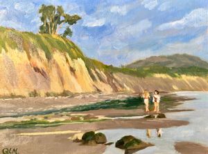 Low tide at Bates Beach
