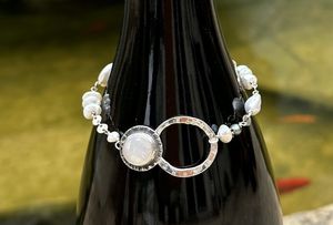 Sterling and Pearl bracelet