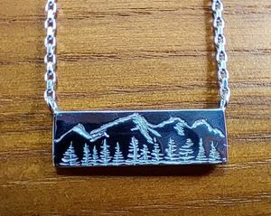 Snowy Mountain Necklace