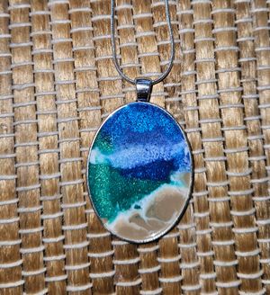 Resin Art Necklace 1