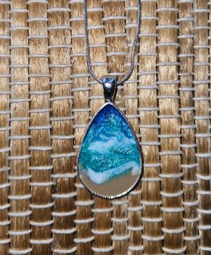Resin Art Necklace 3
