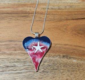 Resin Heart Necklace 1