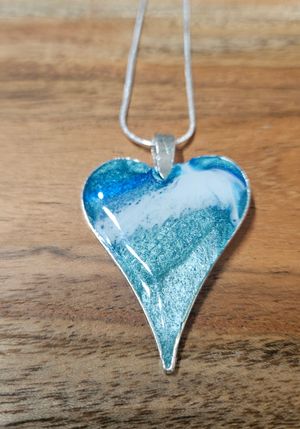 Resin Heart Necklace 5
