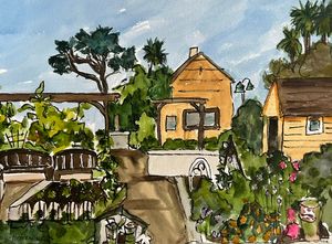 Carpinteria Community Gardens and Amtrak Station